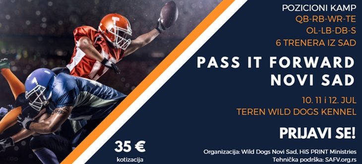 Kamp za igrače američkog fudbala „Pass it Forward - Novi Sad