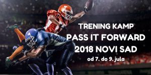 Kamp za igrače američkog fudbala „Pass it Forward" 2018